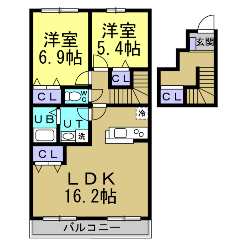 ピーヌスIの間取り