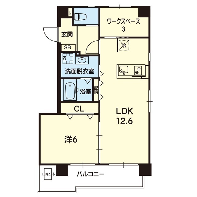 ベレール月出の間取り