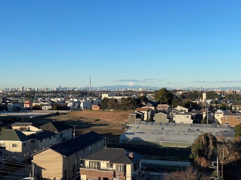 【ベリスタ秋山駅前の眺望】