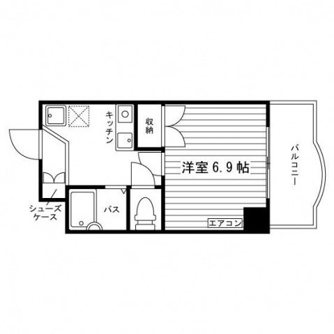 [杏林大学専用マンション]セントアトラスの間取り