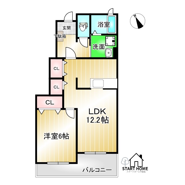 ヒルズ住吉Ａの間取り