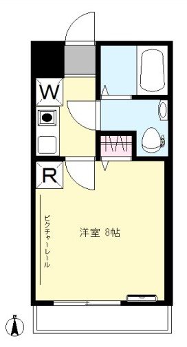 世田谷区赤堤のマンションの間取り