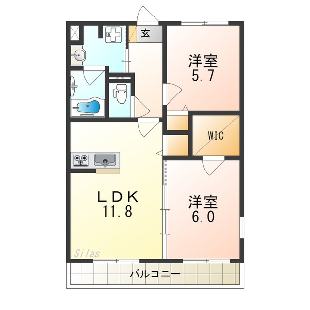 スマイル旭ヶ丘の間取り