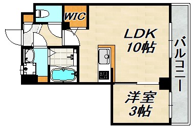 ラルーチェ新長田の間取り