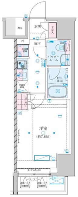 ＧＥＮＯＶＩＡ川崎VIIの間取り