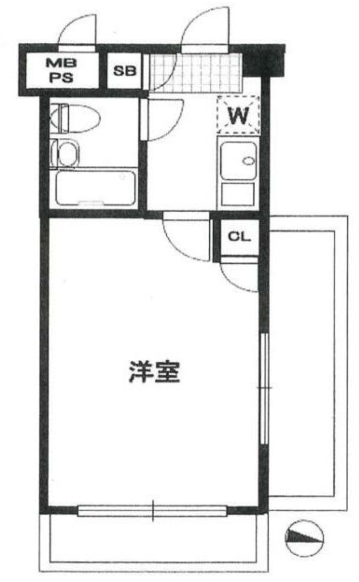 横浜市金沢区富岡東のマンションの間取り