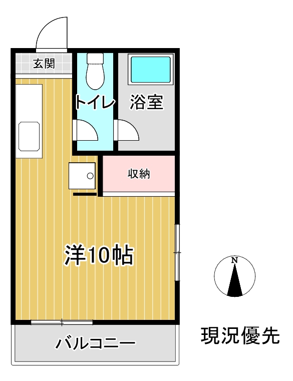 コーポ英の間取り写真