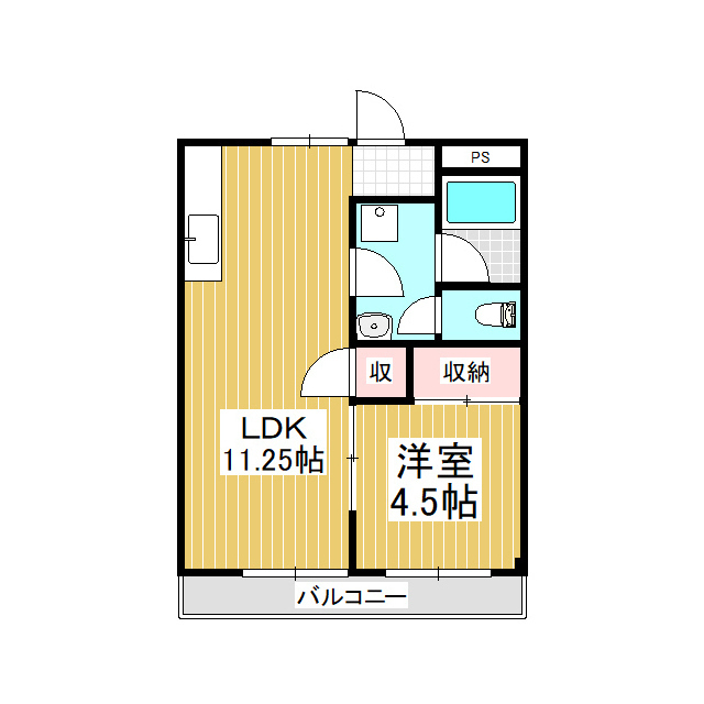 宮の前ハイツ　むらせの間取り