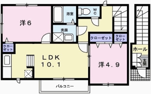 サンセール３の間取り