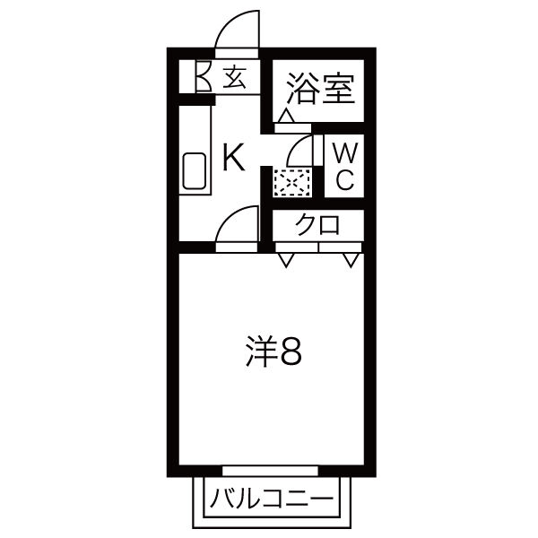 サン・friendsタツミIの間取り