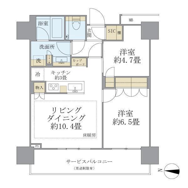 ザ ヨコハマ フロント タワーの間取り