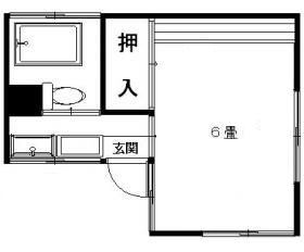 豊島区南大塚のアパートの間取り