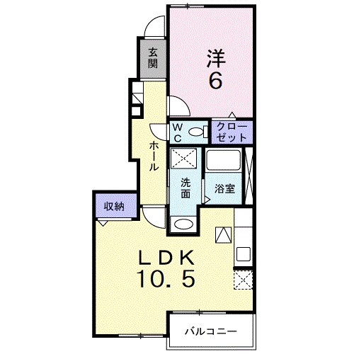 ジームス見次の間取り