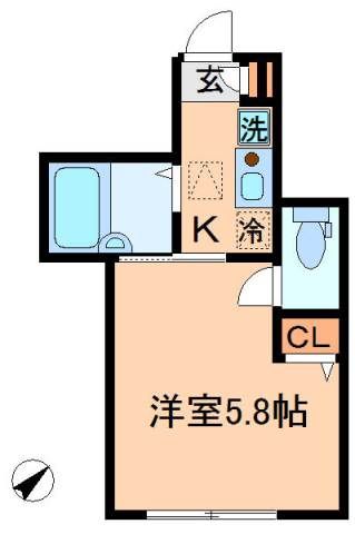 グロスピエール西国分寺の間取り