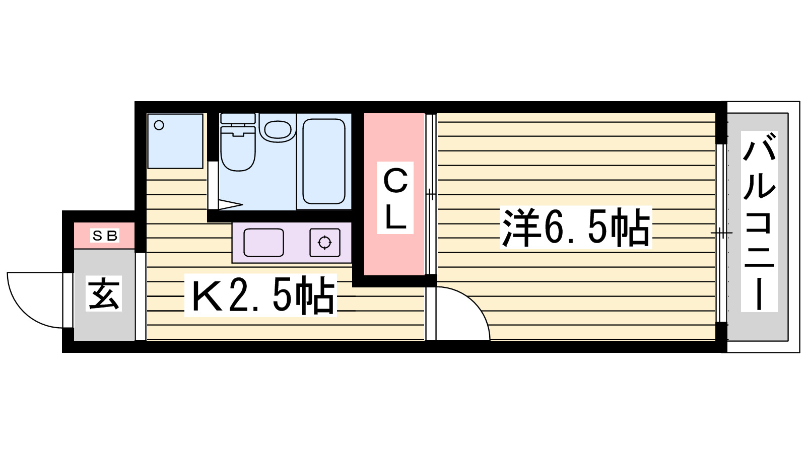 メゾンアポロの間取り