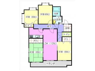 グリーンシティ高峯の間取り