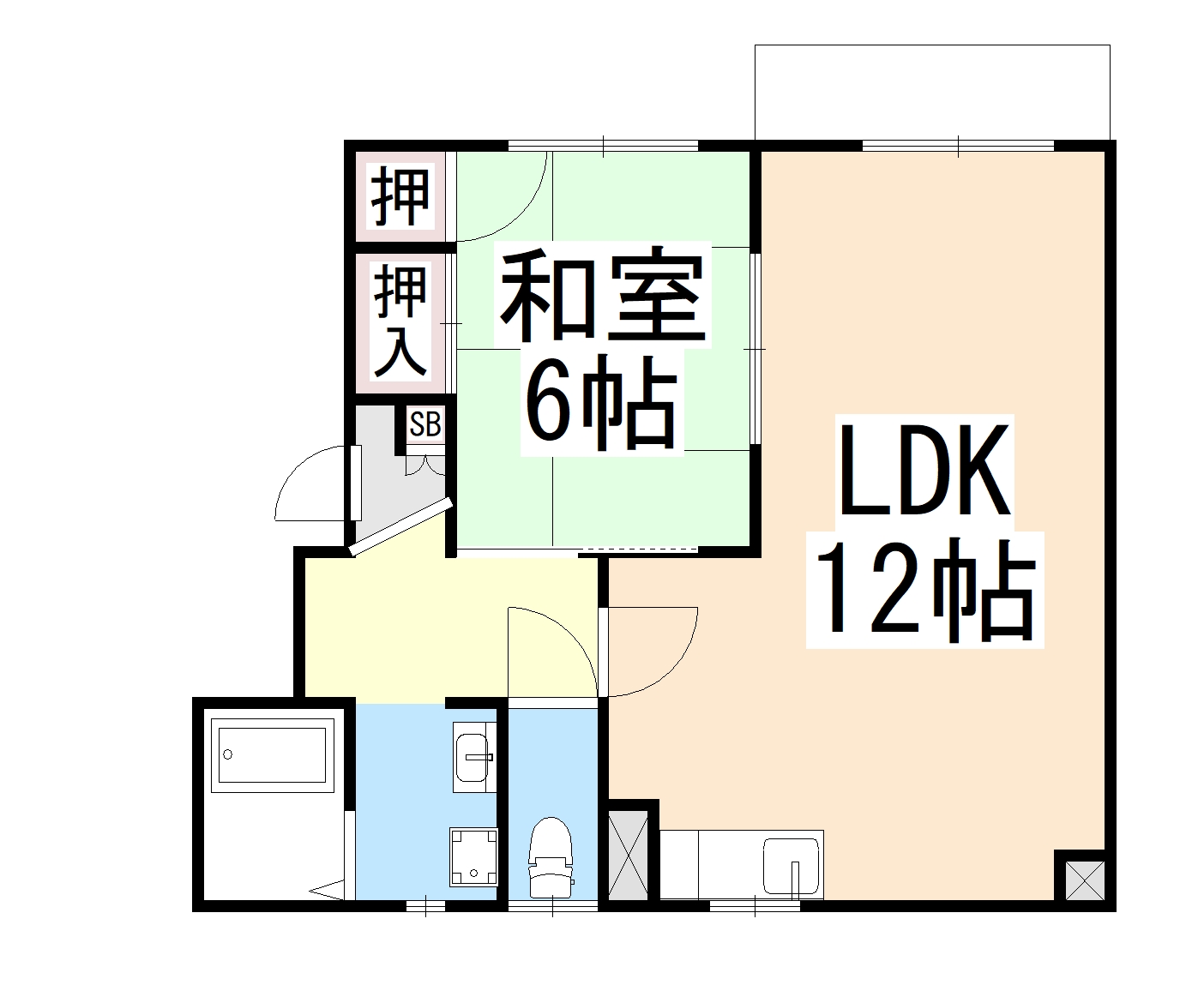 みどりの館の間取り