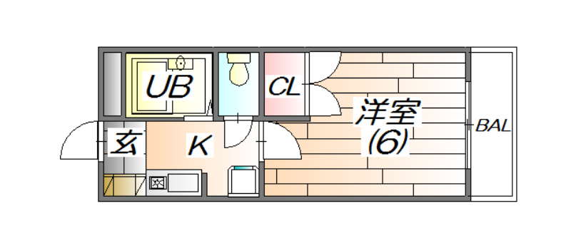 ハイツ田園の間取り