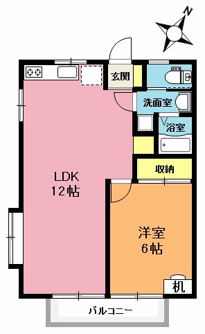 プレディオＢ棟の間取り