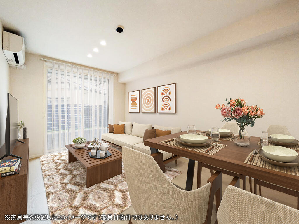 居室・リビング　ダウンライト完備しており、明るいです！