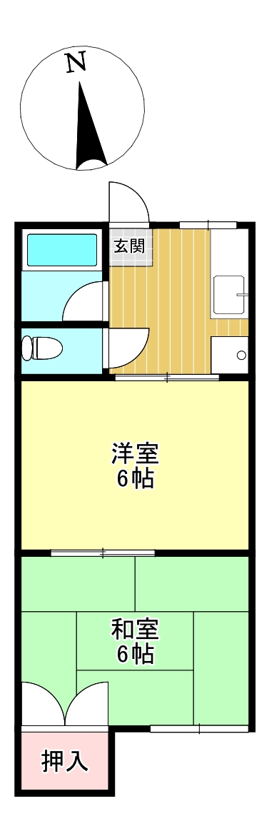グリーンハイツ_間取り_0