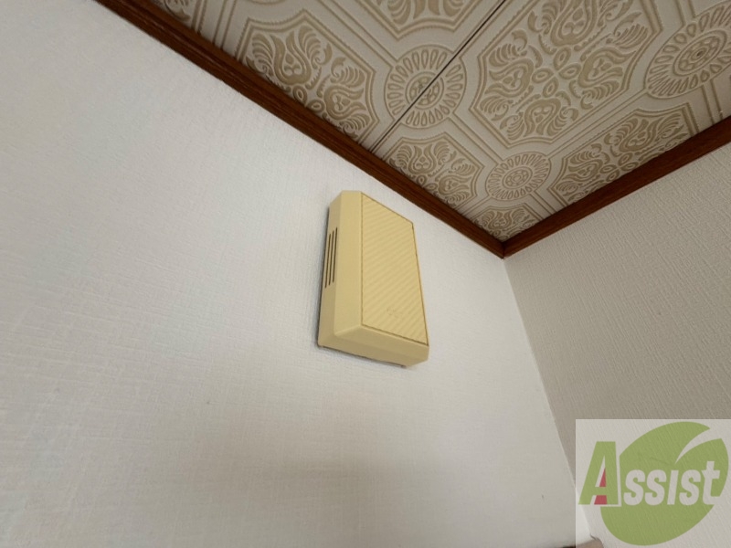 セキュリティ　来客時にはこちらのチャイムが鳴りますよ。