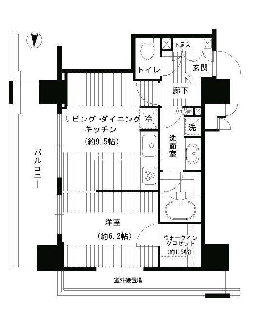 パークタワー秋葉原の間取り