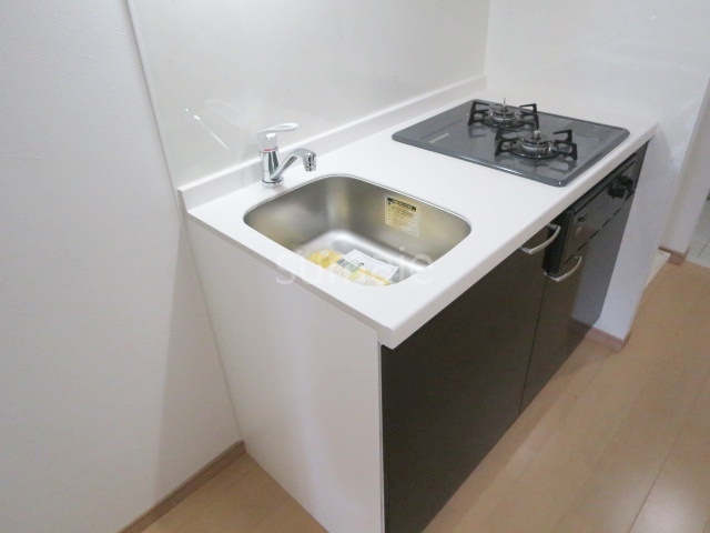 キッチン　2口コンロ設置済みです！