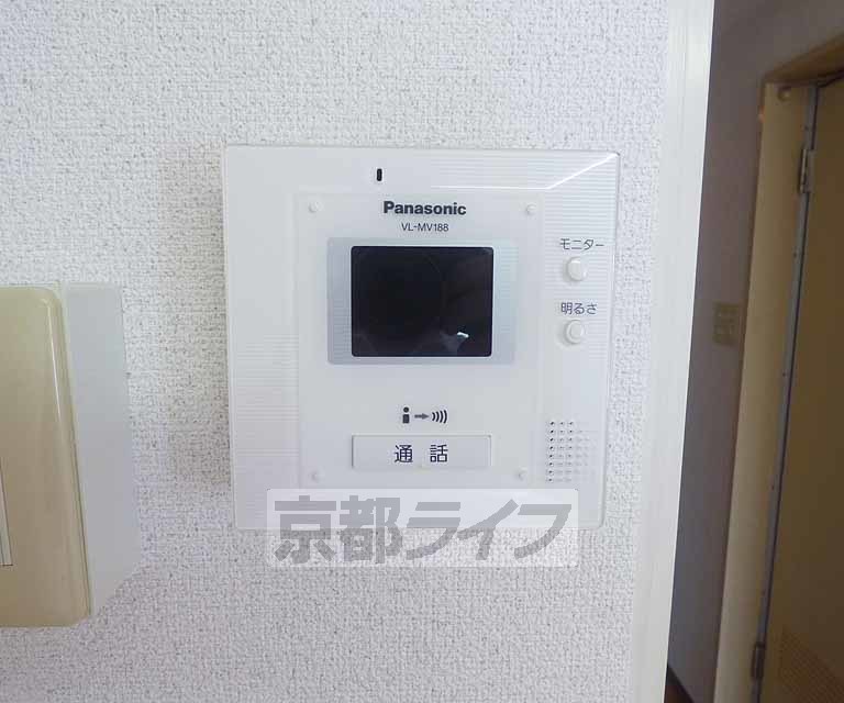 セキュリティ　来客も安心です。