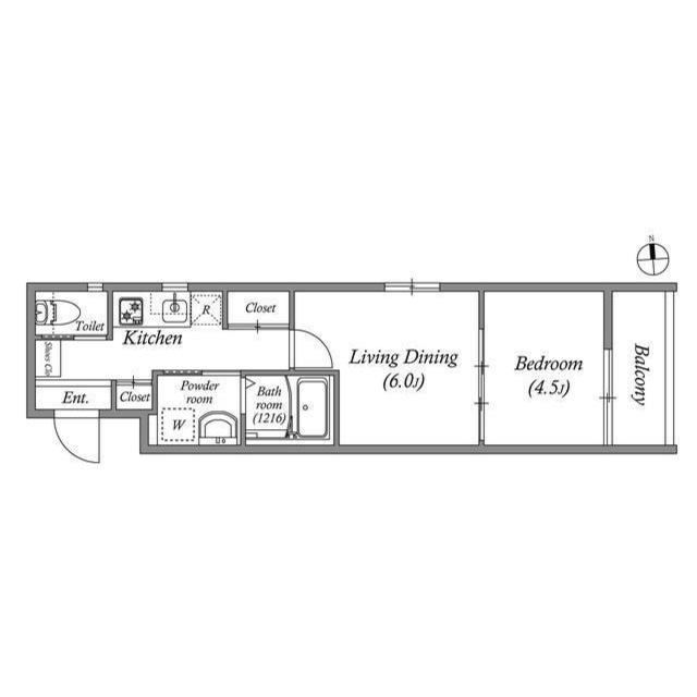 アドバンス京都リエートIの間取り