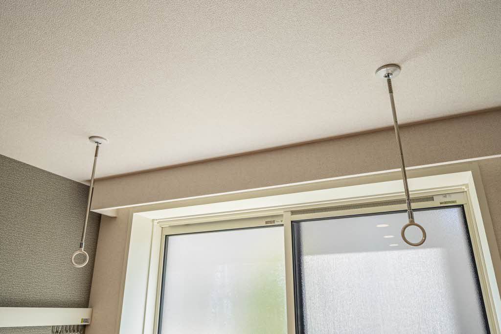 その他設備　室内物干し