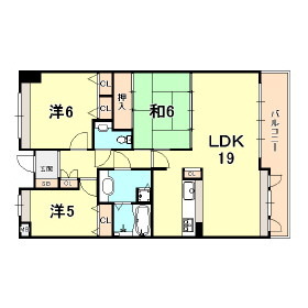 アーデンコート住吉川の間取り写真