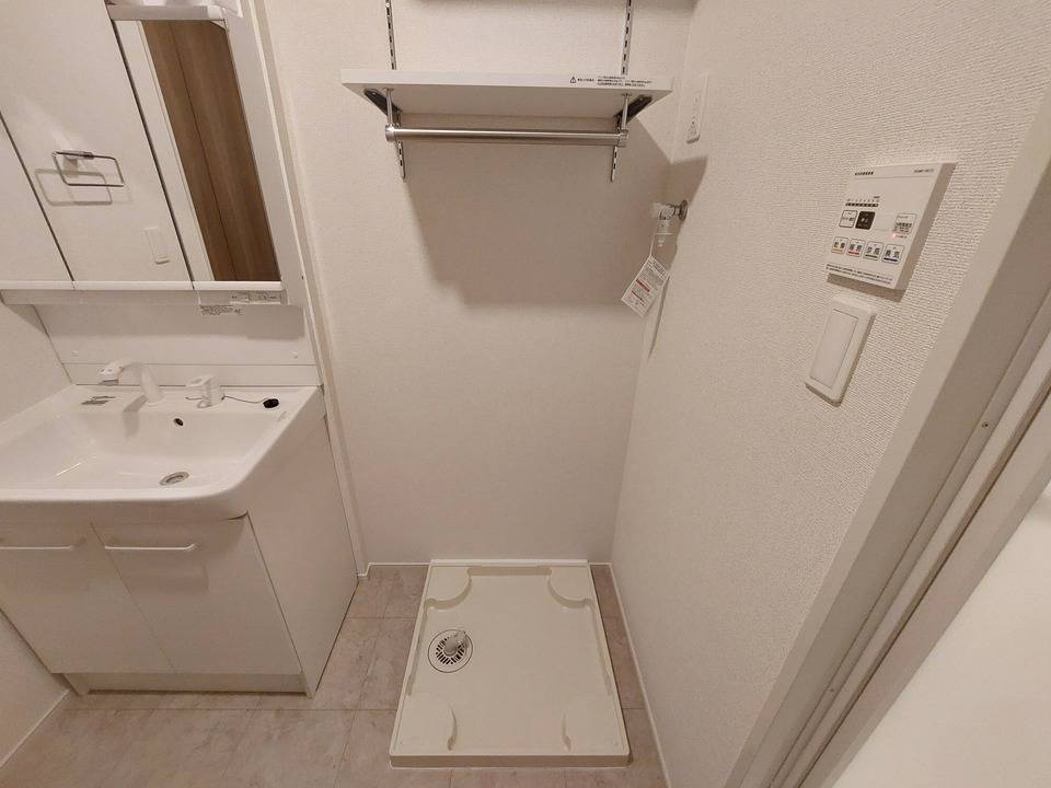 洗面設備　洗濯機置場