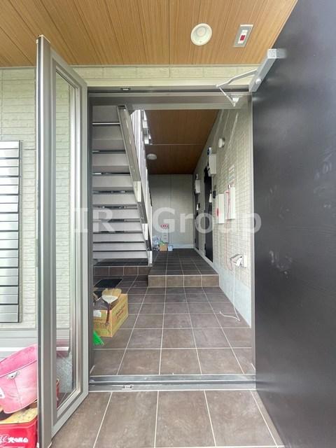 ロビー　建築中撮影