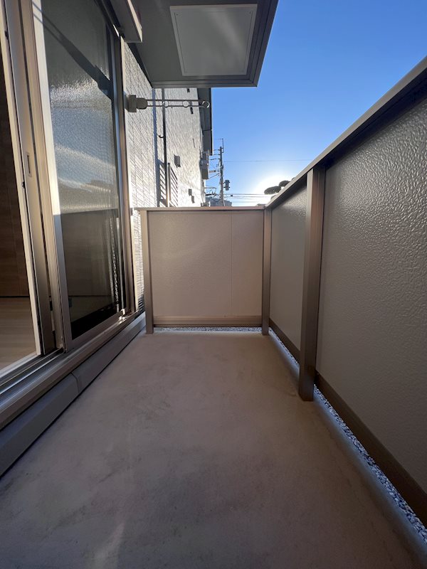 バルコニー　※別号室の写真です