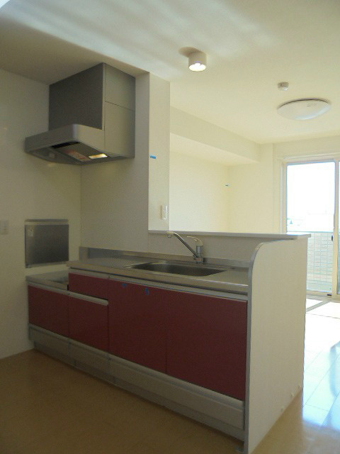 キッチン　写真は303号室です。