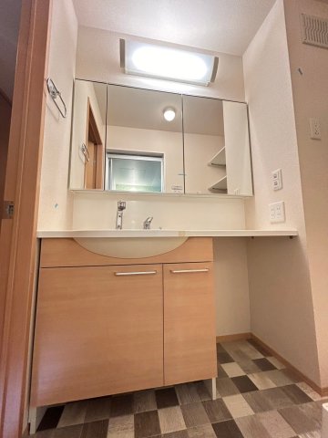 洗面設備　同物件、別号室の写真です。