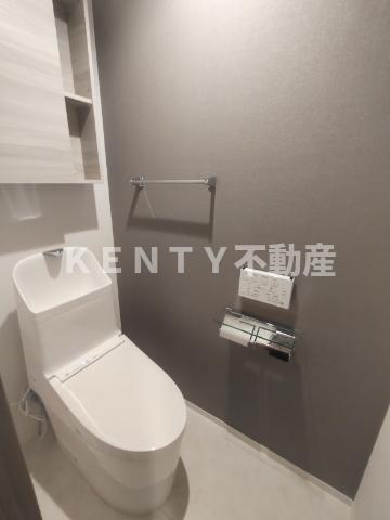 トイレ　ゆったりとした空間のトイレです