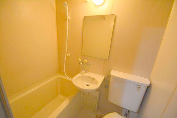 洗面設備　洗面台はバスルーム内です。