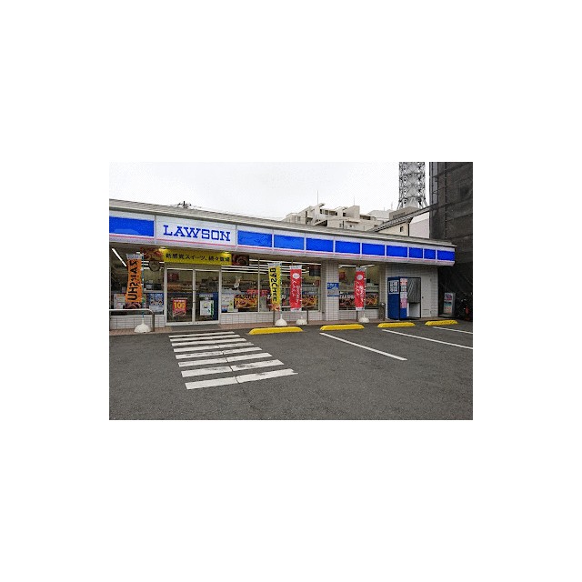 コンビニ　ローソン藤沢朝日町店（コンビニ）まで370m