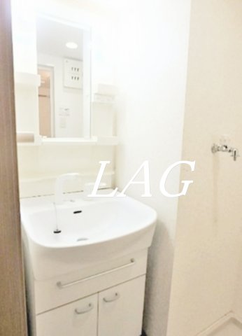 洗面設備　洗面台です。