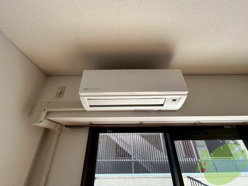 その他設備　エアコンが付いているので入居日から快適に過ごせますね。