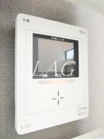 セキュリティ　モニター付きインターフォンです。