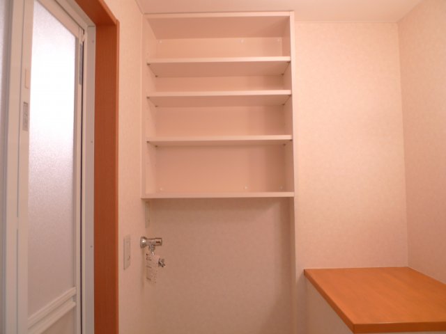その他共有部分　洗面所には棚も付いてます