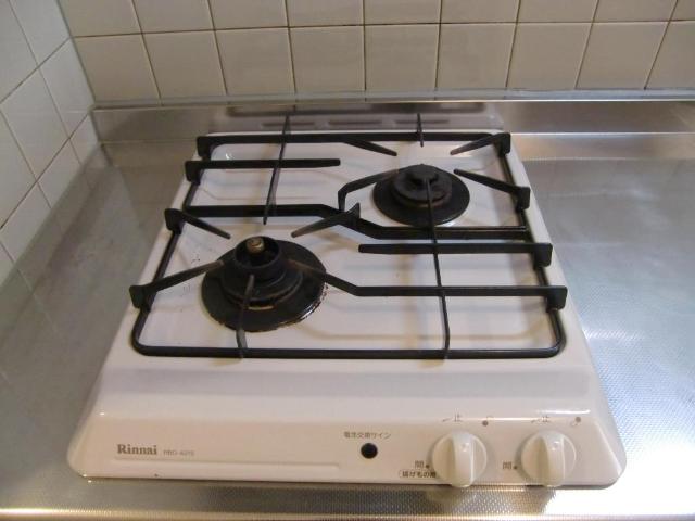 キッチン　２口ガスコンロ