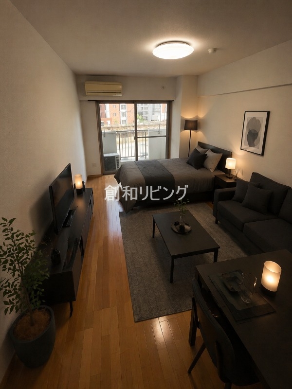 居室・リビング　家具・インテリアはCGです