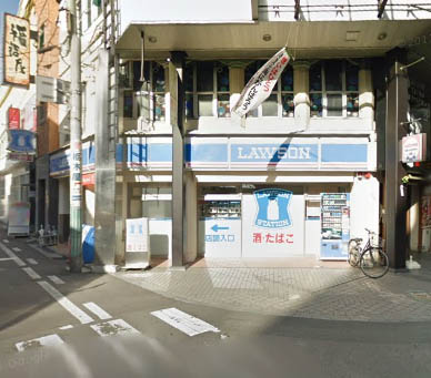 コンビニ　大通　ローソン（コンビニ）まで157m