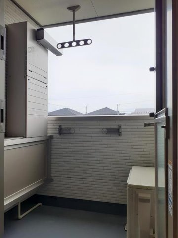 バルコニー　落ち着いた時間を過ごせるバルコニーです