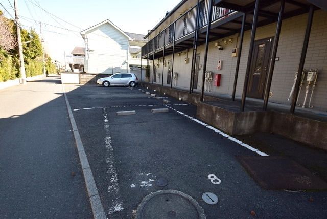 駐車場　タウンハウジング府中店まで