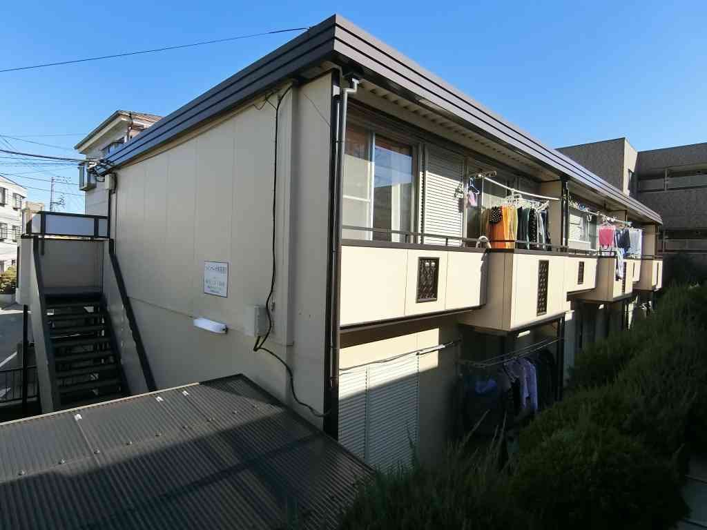 建物外観　マインコーポ１　ＮＴＴインターネット接続可都市ガス